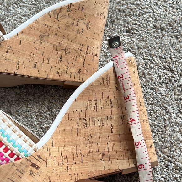 Veronica Beard Dali Woven multi color wedge sandals shoes women size 11 M NWOB - Picture 7 of 9